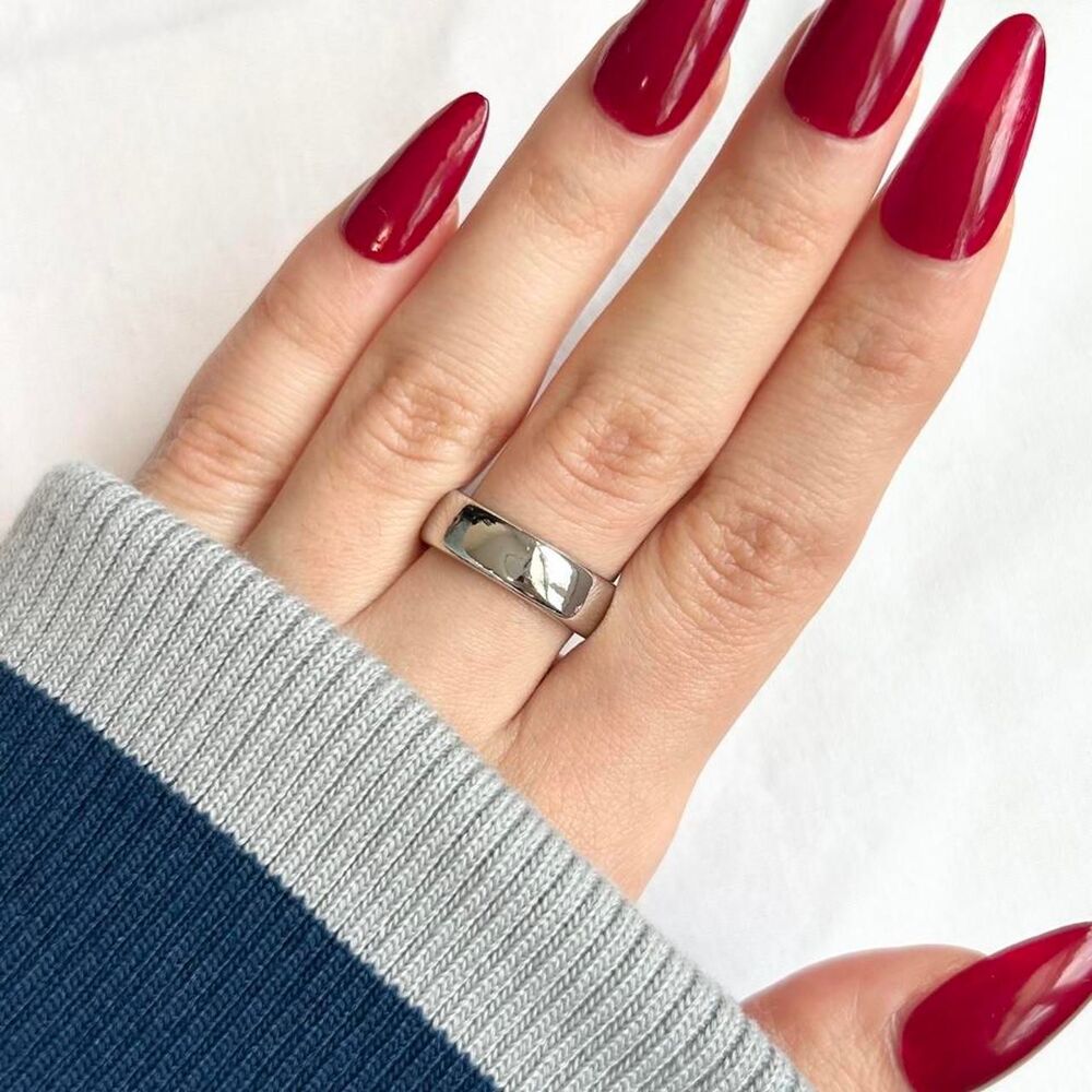 Vintage Inspired Luxury Silver Tone Ring